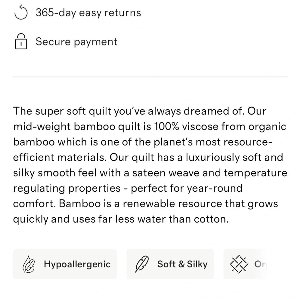 Quince Bamboo Dream Quilt
